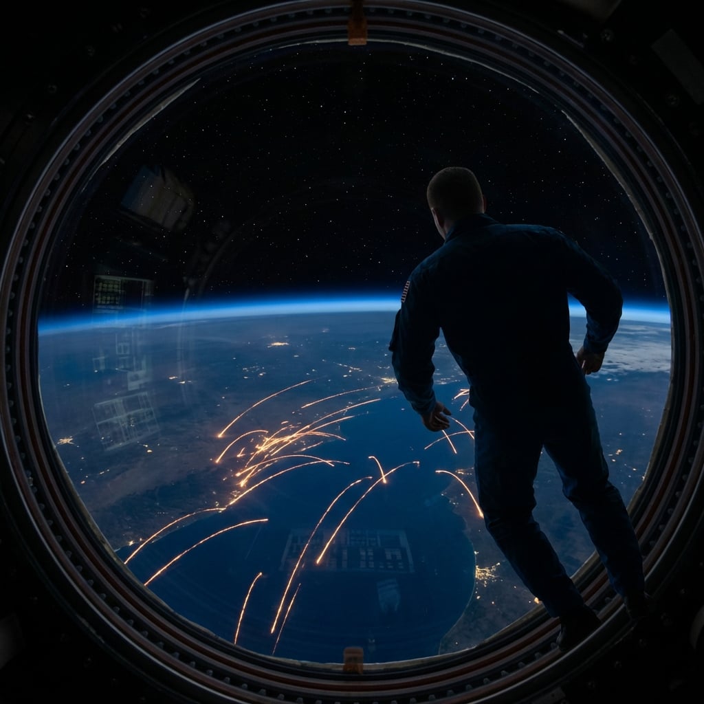 Iss View Missile Strikes