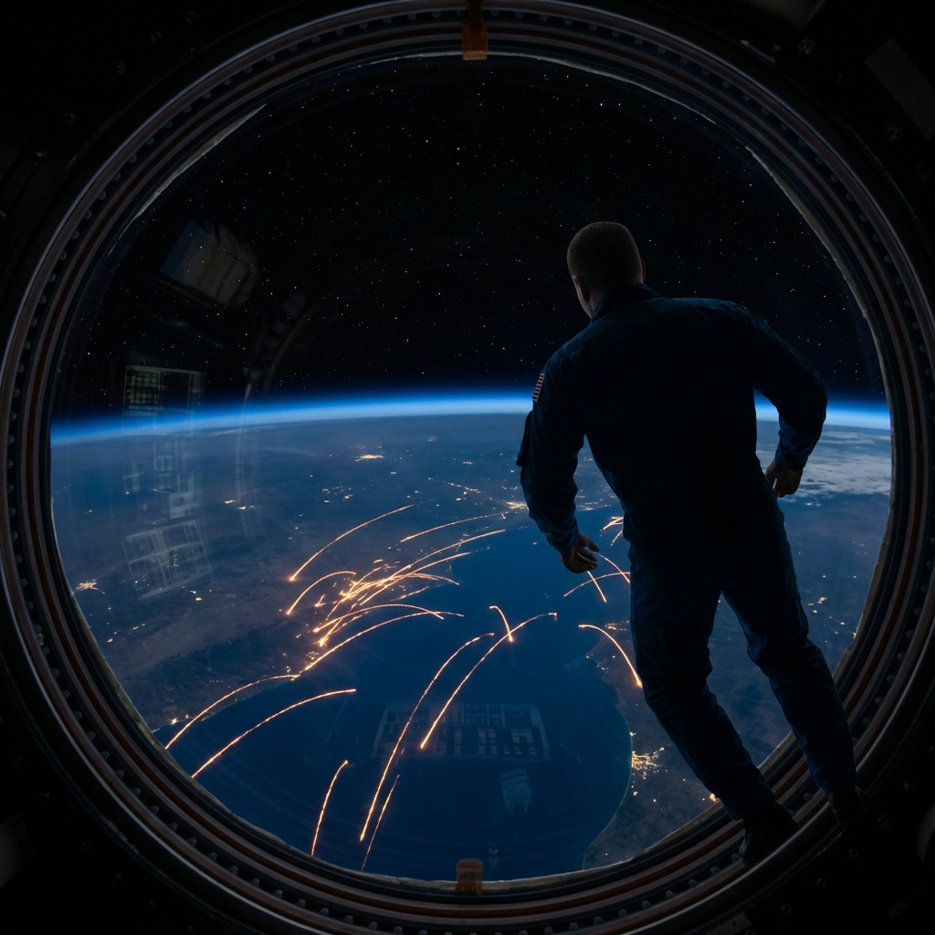 Iss View Missile Strikes